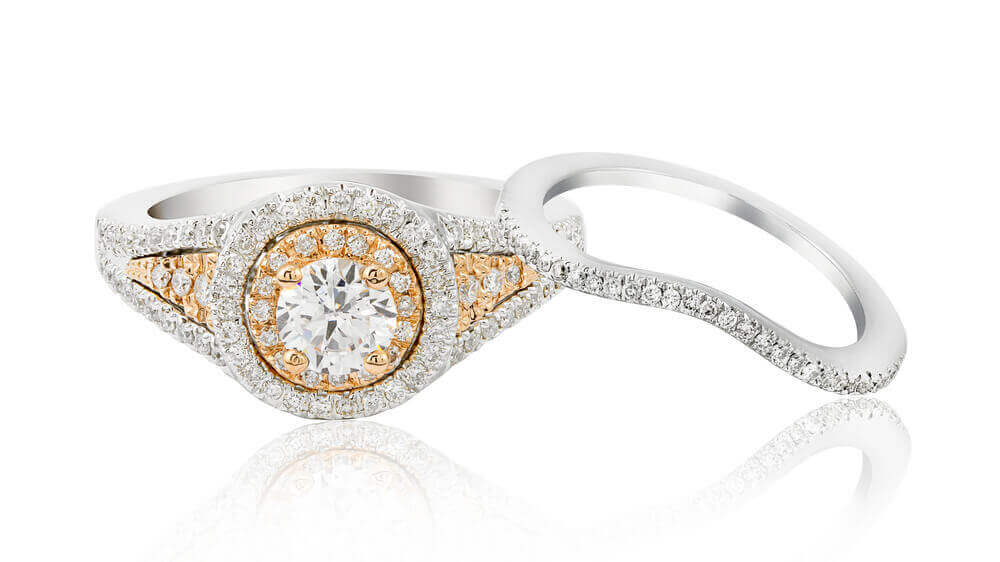 Dubai Round Cut Engagement Ring, Sapphire